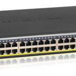 NETGEAR 48-Port Gigabit PoE+ Ethernet Smart Managed Pro Switch with 4 SFP Ports | 380W | ProSAFE and lifetime technical chat support (GS752TP)
