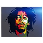 Tablou afis Bob Marley cantaret 2385 - Material produs:: Poster pe hartie FARA RAMA, Dimensiunea:: 70x100 cm, 