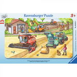 Puzzle Masinarii,15pcs,+3Y