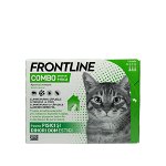 Frontline Combo pentru pisici, 3 pipete antiparazitare, Merial