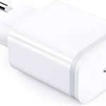 Incarcator USB C LUOATIP, 20 W, ABS, alb, 63 x 43 x 28 mm, 