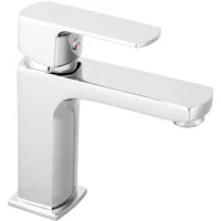 Baterie stativa lavoar Ferro Alba VerdeLine BLB2VL, 10 bar presiune maxima, D.3/8` - M10x1 racord flexibil, 90°C temperatura apa maxima, crom, Ferro