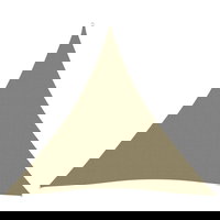 Pânză parasolar, bej, 6x6x6 m, țesătură oxford, triunghiular