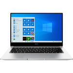 Laptop ultraportabil Huawei MateBook D14 cu procesor AMD Ryzen™ 7 3700U pana la 4.00 GHz, 14", Full HD, 8GB, 512GB SSD, AMD Radeon Graphics, Windows 10 Home, Silver