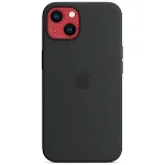 Husa de protectie Apple Silicone Case with MagSafe pentru iPhone 13, Midnight