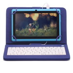 Husa Tastatura MRG M779, 8 Inch, TypeC, Albastru C779, 