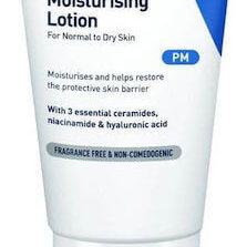 CeraVe PM Light Loțiune Hidratantă de Față de Noapte 24h cu Acid Hialuronic și Niacinamidă 52ml, CeraVe