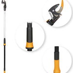 Foarfeca telescopica pentru crengi pomi, de gradina, universala, Fiskars UPX86, 240-400 cm