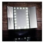 Oglinda cosmetica LED extensibila, buton tactil, Tenq.ro
