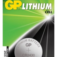 Baterie gp batteries, butoni cr2430 3v lithium, blister 1 buc gpcr2430-2cpu1
