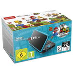 Nintendo New 2ds XL Console Black & Turquoise With Super Mario 3d Land Gdg NSW