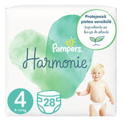 Scutece Pampers - Harmonie 4, 28 buc.