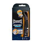 Aparat de ras cu 4 lame si trimmer Wilkinson Sword, QTitanium Precision Carbon WS