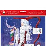 Calendar Advent: Santa and The Moon with Stickers, -