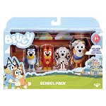 Bluey 4pack School pack, Tm Toys
