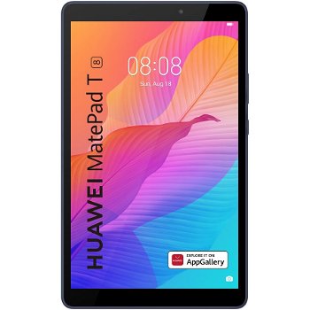 Tableta Huawei MatePad T8, Procesor Octa-Core 2.0GHz, Ecran IPS Capacitive Touchscreen 8", 2GB RAM, 16GB Flash, 5MP, Wi-Fi, 4G, Bluetooth, Android (Albastru)