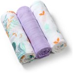 Set 3 scutece textile pentru copii, Mov, Babyono