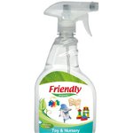Detergent Spray pentru jucarii si suprafete, 650 ml, Friendly Organic