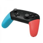 Set 2 huse protectie DOBE grip pentru maner controller Nintendo Switch albastru-rosu, DOBE