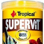 Hrana de baza pentru pesti de acvariu Tropical Supervit, 100ml / 20g, Tropical