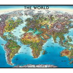 Ravensburger - Puzzle harta lumii, 2000 piese