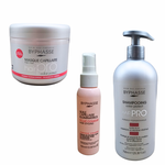 Set Ingrijire Par Vopsit Byphasse: sampon 750 ml + Masca Color Protect 500 ml + Ulei de Par Reparator 100 ml, Byphasse