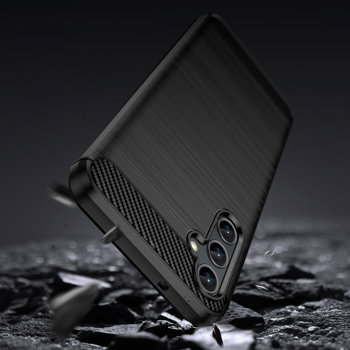 Carcasa Flexible Carbon compatibila cu Samsung Galaxy A14 5G Black, OEM