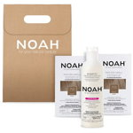 Pachet NOAH: Vopsea de par fara amoniac, 7.0 Blond, 140ml, 2 buc + Sampon Color Save, 630ml