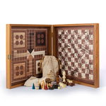 Set joc table / backgammon - frasin - 38x48 cm