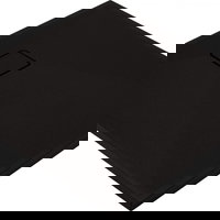 Cadita dus patrata Deante Correo negru mat 90x90 cm