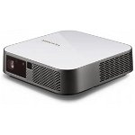 Videoproiector VIEWSONIC M2E, Full HD 1080p, 1000 Lumeni, Wi-Fi, alb-gri
