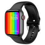 Ceas Smartwatch W26, Touchscreen, Rezistent la apa, Bluetooth, Negru, 