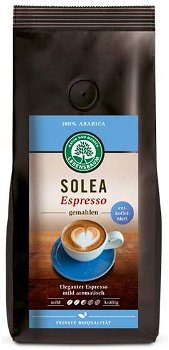 Cafea Bio Macinata Solea Expresso Decofeinizata 250 gr, Lebensbaum