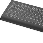 Tastatura Krux KRX0072, Ergo Line, cu cablu, negru, EN, Krux
