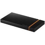 SSD Extern SEAGATE FireCuda Gaming SSD 1TB  USB 3.2 Gen2 ×2 technology  up to 2000MBps  RGB Lights  Black