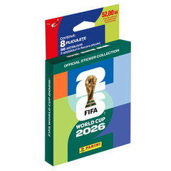 Set Ecoblister cu 8 pachete de abtibilduri, Panini, Fifa World Cup 2026