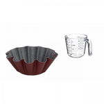 Set forma pentru budinca + cana de masurat 500 ml, Sweet Cherry, Tognana, otel carbon/plastic, Tognana Porcellane