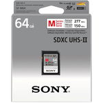 Card de memorie SONY SF-M, SDXC, 64GB, 277MB/s , clasa 10, U3, UHS-II