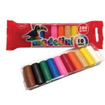 Plastilina 10c 200g daco modelini, DACO