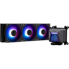 Cooler procesor MSI MAG CORELIQUID A15 360, ARGB, 360mm, compatibil AMD/Intel, Negru