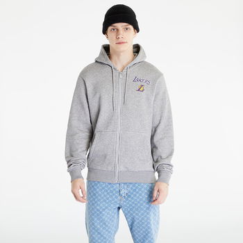 New Era LA Lakers NBA Essentials Full Zip Hoodie Medium Grey, New Era