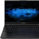 Nou! Laptop Gaming Lenovo Legion 5 (Procesor Intel® Core™ i5-10300H (8M Cache, up to 4.50 GHz), Comet Lake, 15.6" FHD, 16GB, 512GB SSD, nVidia GeForce GTX 1660Ti @6GB, Negru)