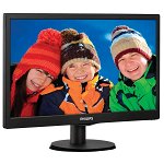 Monitor LED 18.5 Philips 193V5LSB210 WXGA 5ms Black