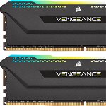 Memorie RAM Corsair Vengeance RGB PRO SL, CMH32GX4M2Z3600C18, DDR4, 32 GB, 3600MHz, CL18, corsair