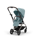 Carucior sport rotativ Cybex Gold Eezy S Twist+ 2 Stormy Blue cu cadru taupe, Cybex