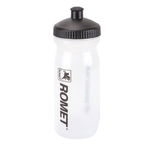 Bidon Romet Big Mouth 600 ml, Transparent/Negru