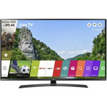 Televizor LED LG Smart TV 49UJ635V Seria UJ635V 123cm negru 4K UHD HDR