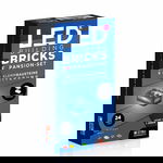 Jucarie - Seturi de constructie cu lumini Stax - Extensie culori mate ( 24 piese), Open Brick Source