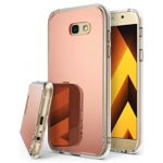 Husa Samsung Galaxy A7 2017 Ringke MIRROR ROSE GOLD + BONUS folie protectie display Ringke, Ringke