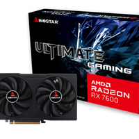 Placa video BIOSTAR Radeon RX 7600 Ultimate Gaming 8GB GDDR6 1‎28-bit